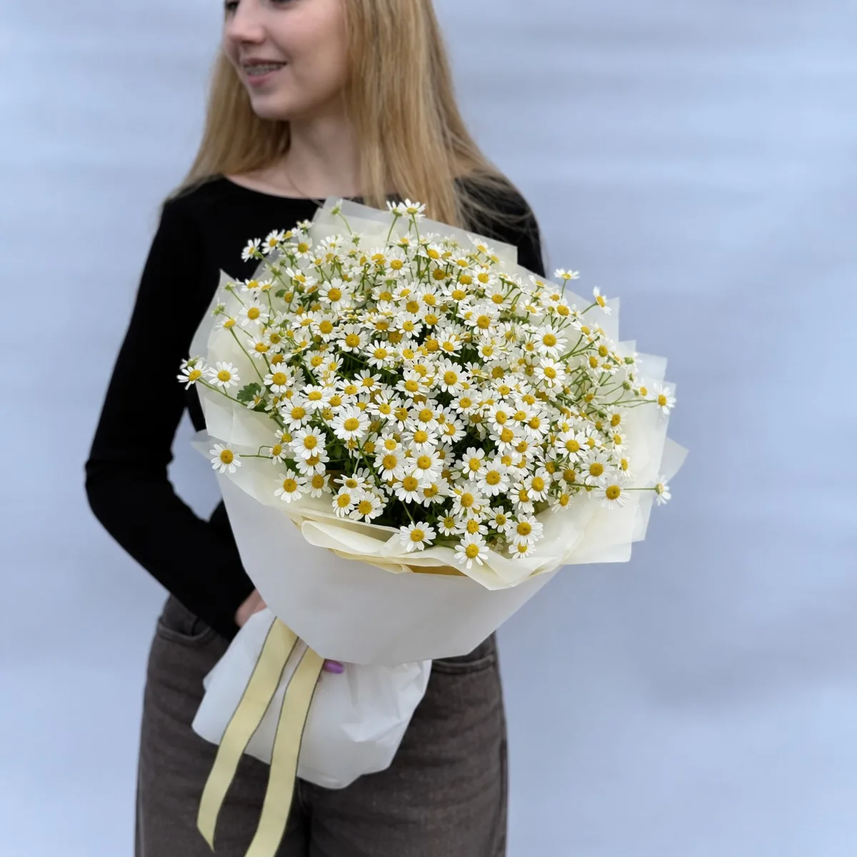Букет из 19 ромашек
